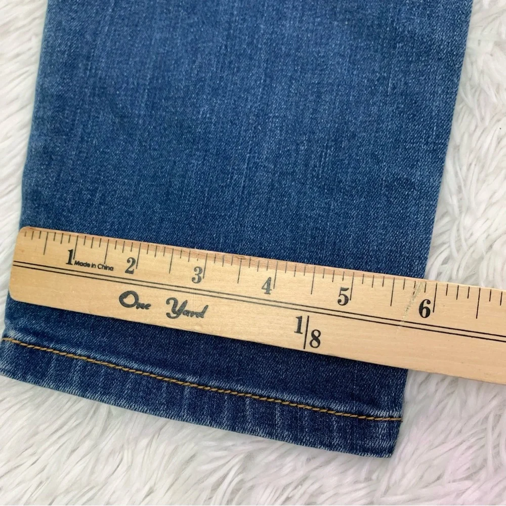 Isabel maternity crop skinny jeans crossover panel‎